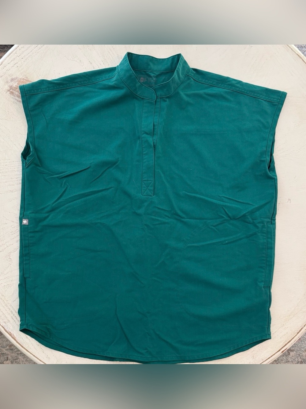 FIGS green XS scrubs set nursing medical uniform shirt pants - Picture 2 of 10